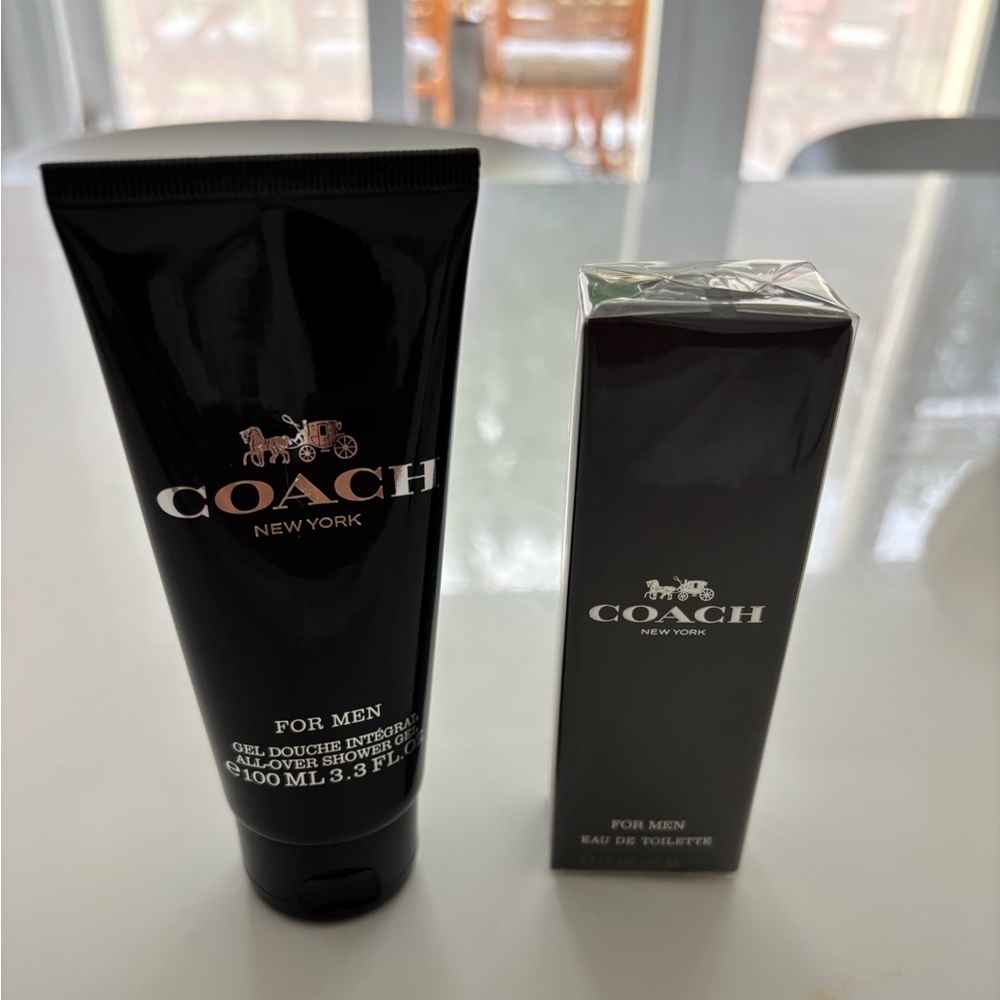Coach New York Men’s Black Travel Set